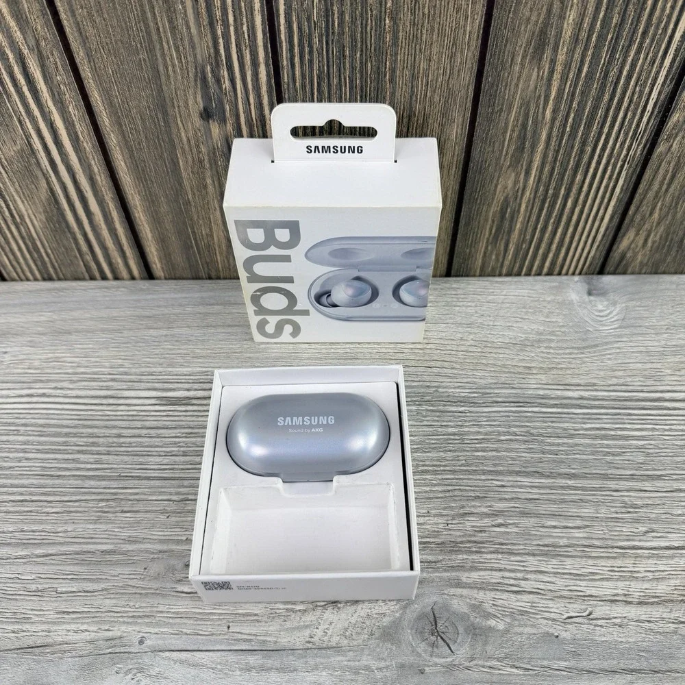 Samsung Galaxy Buds R170 Silver Wireless Bluetooth Earbuds Tested Working